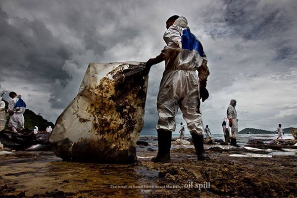 น้ำมันรั่ว เกาะเสม็ด