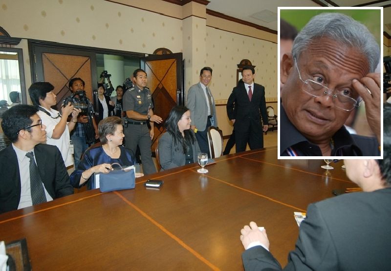 ผู้จัดการโรงแรมดุสิต-อินเตอร์คอนฯ ชี้แจง ศรส. ปัดให้ที่พักพิง สุเทพ