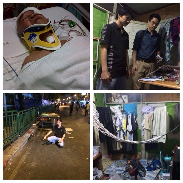 อนนท์ ไทยดี ขอทานเขียนหนังสือ เหยื่อบึ้มอนุสาวรีย์ชัยฯ ปลอดภัยแล้ว