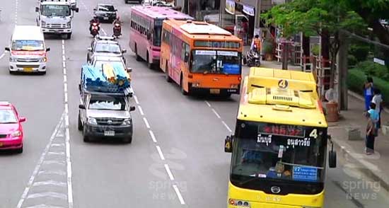 ขสมก. เล็งเพิ่มเที่ยวรถเมล์ใน 116 เส้นทาง รับสงกรานต์ 2557