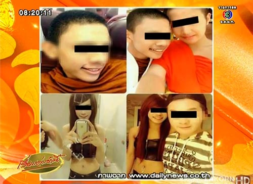 ข่าวพระแต่งหญิง ฉายานาตาลีร้อยหน้า พบเป็นพระวัดดังกลางกรุง