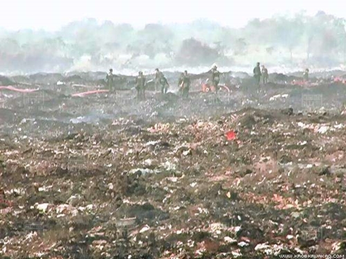 ไฟไหม้บ่อขยะแพรกษาดับได้แล้ว ด้าน DSI รอผลสารพิษพร้อมรับคดี