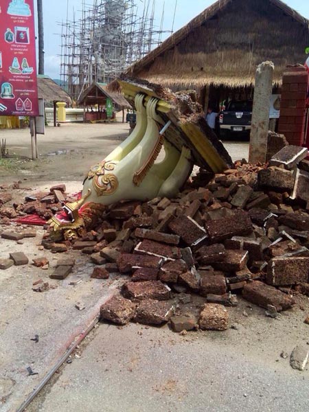 แผ่นดินไหวเชียงราย กระทบ 5 จังหวัด เชียงรายหนักสุด 