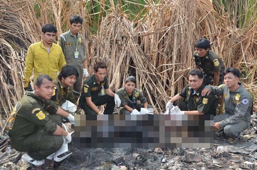 หนุ่มรับเหมาโดนเผานั่งยาง หลังทะเลาะคนร้ายเหตุแซวลูกสะใภ้