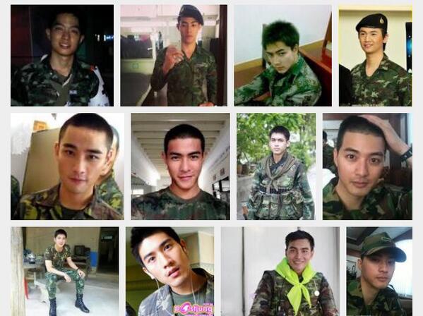 ทหารหล่อบอกด้วย