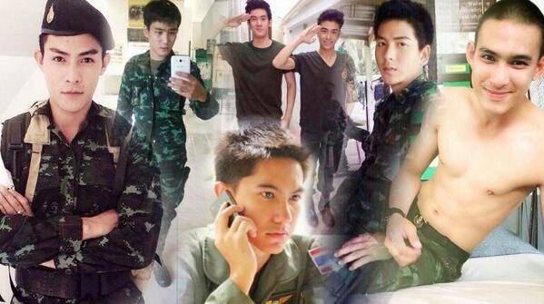 ทหารหล่อบอกด้วย