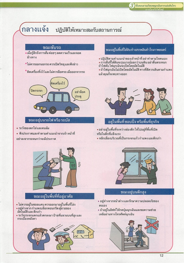 คู่มือแผ่นดินไหว ฉบับการ์ตูน รับมืออย่างไรเมื่อธรณีพิโรธ