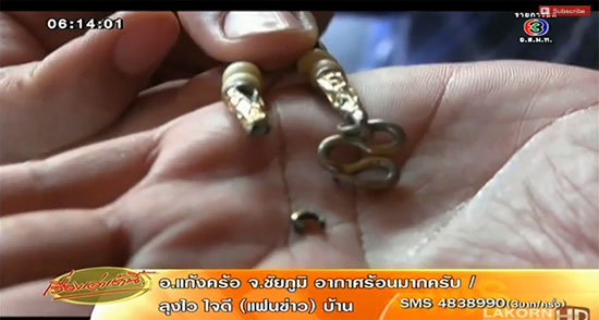 ชาวนาถูกฟ้าผ่า รอดปาฏิหาริย์ เชื่อพระร่วงคุ้มครอง