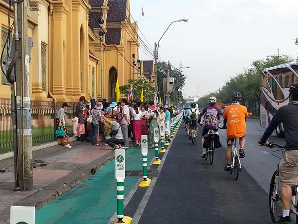 สภาพไบค์เลน หลังนายกฯ เปิดงาน