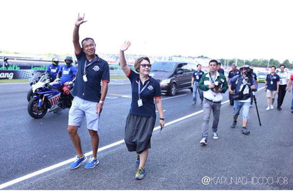 เนวิน ชิดชอบ เปิดสนามแข่งรถ F1 ฉลองวันเกิด 56 ปี  