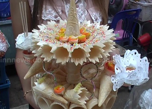 กระทงกรวยไอติม