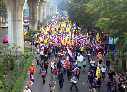 ตารางการชุมนุม-รวมตัวคัดค้านนิรโทษกรรม 7 พฤศจิกายน 2556