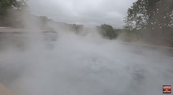 ทดลองเทน้ำแข็งแห้งลงน้ำ