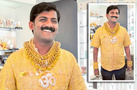  ทองทั้งตัว! เศรษฐีอินเดียผลิตเสื้อทองคำราคาเหยียดล้านใส่จีบสาว