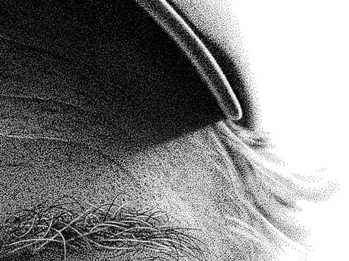 น่าทึ่ง! ภาพเหมือนจริง วาดด้วยการจุด 2.1 ล้านครั้ง