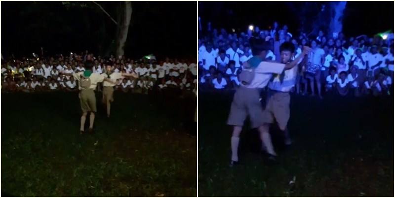 โชว์รอบกองไฟ เล่นใหญ่จัดเต็ม