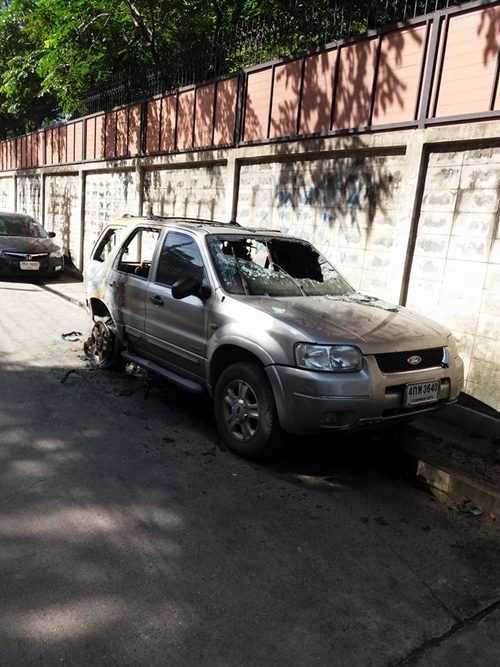 เผารถแม่ค้าอ่อนนุช