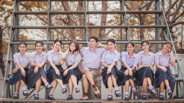 ภาพถ่ายนอกรอบก่อนเรียนจบ