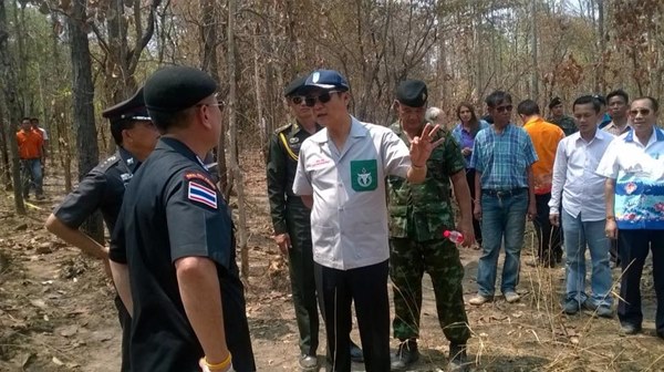 ศพถูกเผานั่งยาง