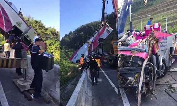 หัวหน้ากรุ๊ปรถทัวร์ตกเหว เผยก่อนชนเพิ่งเตือนโชเฟอร์