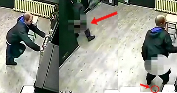 หนุ่มติดพนันจัดถึงขั้นถอดกางเกงอึลงพื้น มีแถมล็อตสองในท่ากึ่งยืน! 