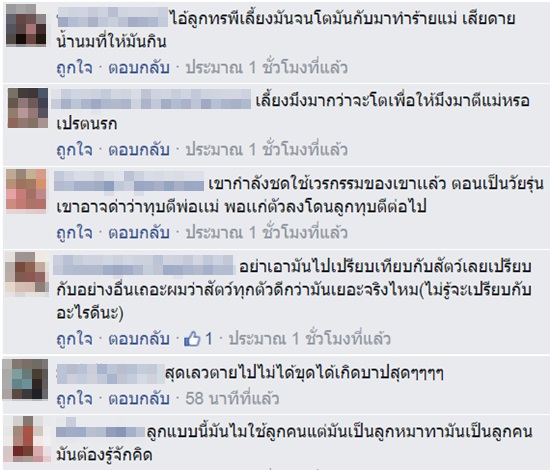 ลูกอกตัญญูทำร้ายแม่แท้ ๆ