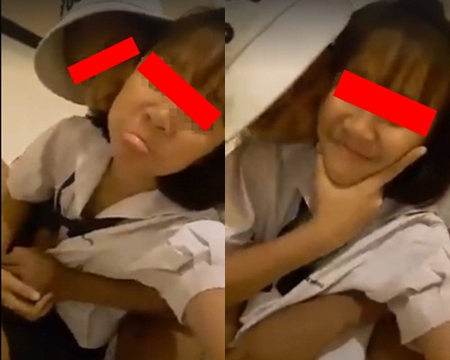 คลิปวัยรุ่นหอม-จูบปาก