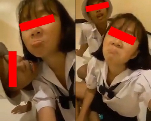 คลิปวัยรุ่นหอม-จูบปาก