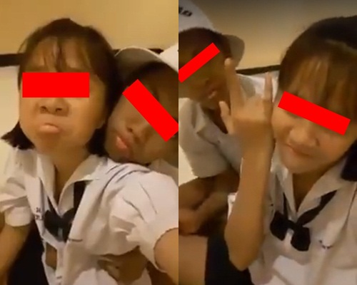 คลิปวัยรุ่นหอม-จูบปาก