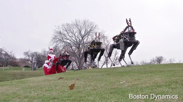 ใช้หุ่นยนต์ลากรถแทนกวางเรนเดียร์