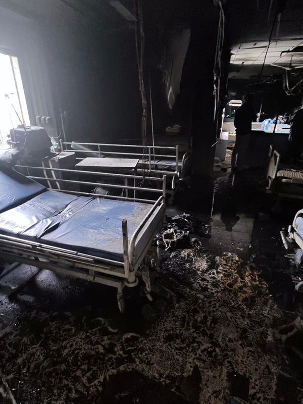 ไฟไหม้โรงพยาบาลอินเดีย