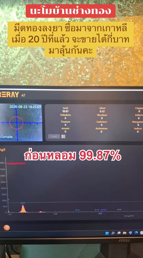 มีดทองลงยา