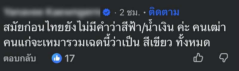 หม้อสีเขียวหรือสีน้ำเงิน