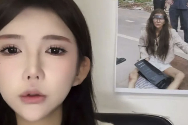 อินฟลูเอนเซอร์สาวชาวจีน