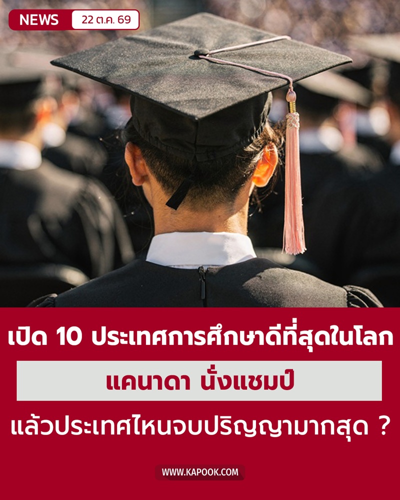 10 ประเทศที่มีการศึกษาดีที่สุดในโลก