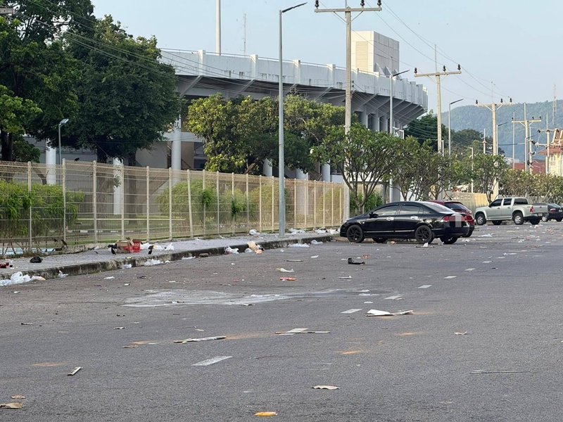 ขยะหลังจบงานเคานต์ดาวน์ 2569 