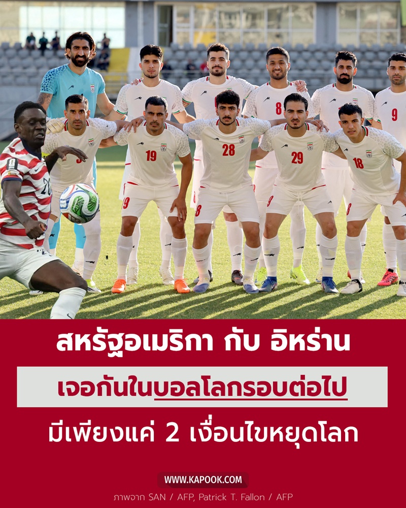 สหรัฐอเมริกา กับ อิหร่าน ฟุตบอลโลก 2026