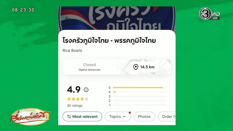 ดราม่า โรงครัวภูมิใจไทย ดราม่า โรงครัวภูมิใจไทย
