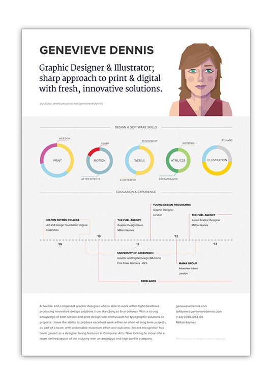 10 ไอเดียการ ทำเรซูเม่เจ๋ง ๆ ของเหล่ากราฟิคดีไซเนอร์ 