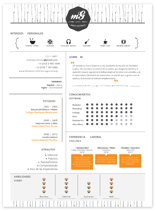10 ไอเดียการ ทำเรซูเม่เจ๋ง ๆ ของเหล่ากราฟิคดีไซเนอร์ 