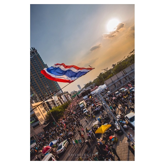 ประมวลภาพชัตดาวน์กรุงเทพฯ คนร่วมม็อบ กปปส. bangkok shutdown
