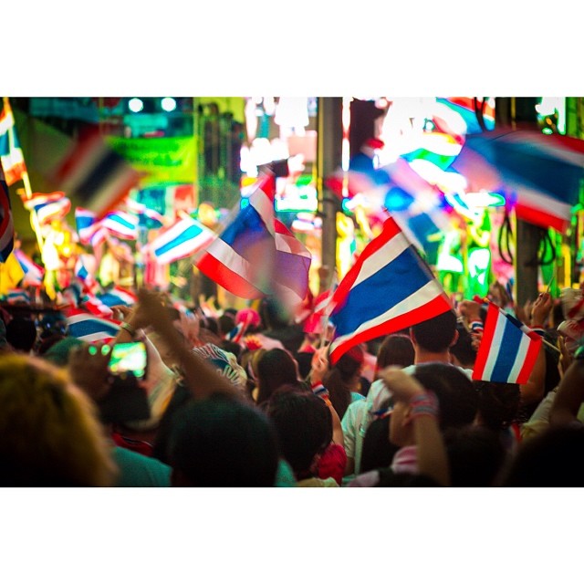 ประมวลภาพชัตดาวน์กรุงเทพฯ คนร่วมม็อบ กปปส. bangkok shutdown