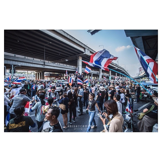 ประมวลภาพชัตดาวน์กรุงเทพฯ คนร่วมม็อบ กปปส. bangkok shutdown