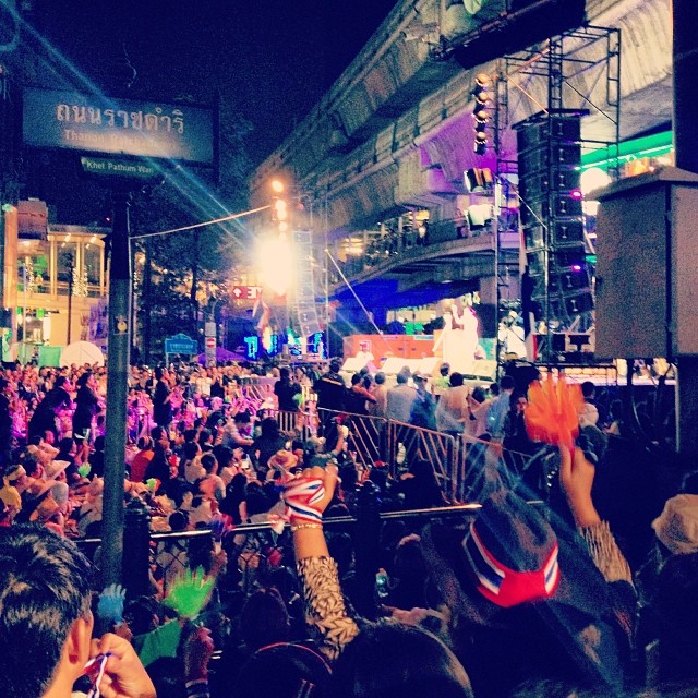 ประมวลภาพชัตดาวน์กรุงเทพฯ คนร่วมม็อบ กปปส. bangkok shutdown