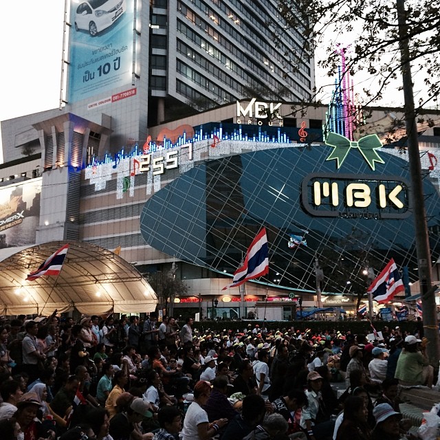 ประมวลภาพชัตดาวน์กรุงเทพฯ คนร่วมม็อบ กปปส. bangkok shutdown