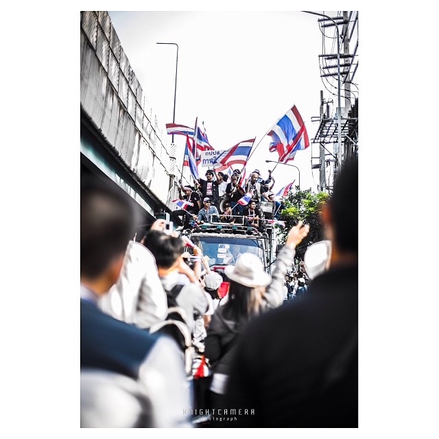 ประมวลภาพชัตดาวน์กรุงเทพฯ คนร่วมม็อบ กปปส. bangkok shutdown
