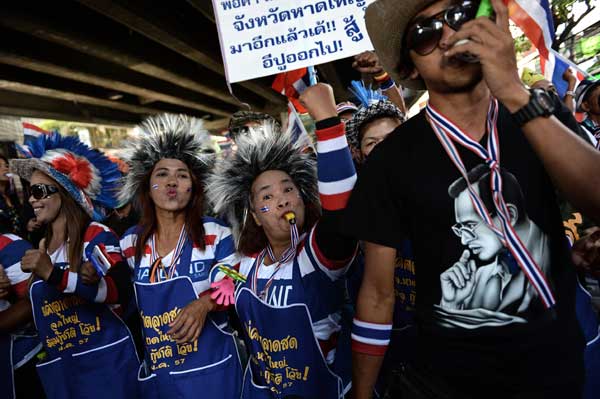 ประมวลภาพชัตดาวน์กรุงเทพฯ คนร่วมม็อบ กปปส. bangkok shutdown