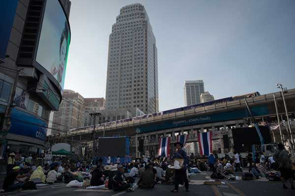 ประมวลภาพชัตดาวน์กรุงเทพฯ คนร่วมม็อบ กปปส. bangkok shutdown