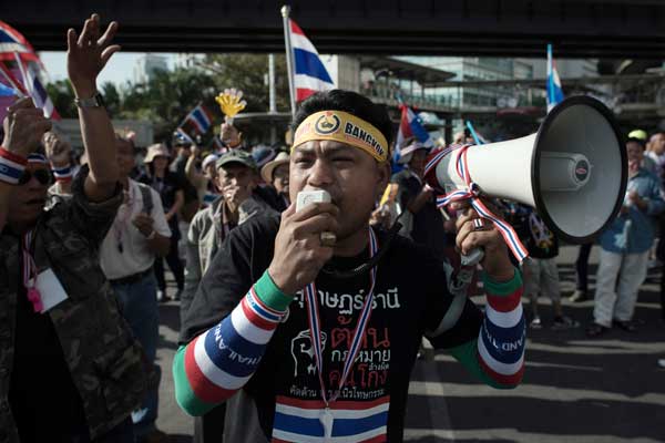 ประมวลภาพชัตดาวน์กรุงเทพฯ คนร่วมม็อบ กปปส. bangkok shutdown