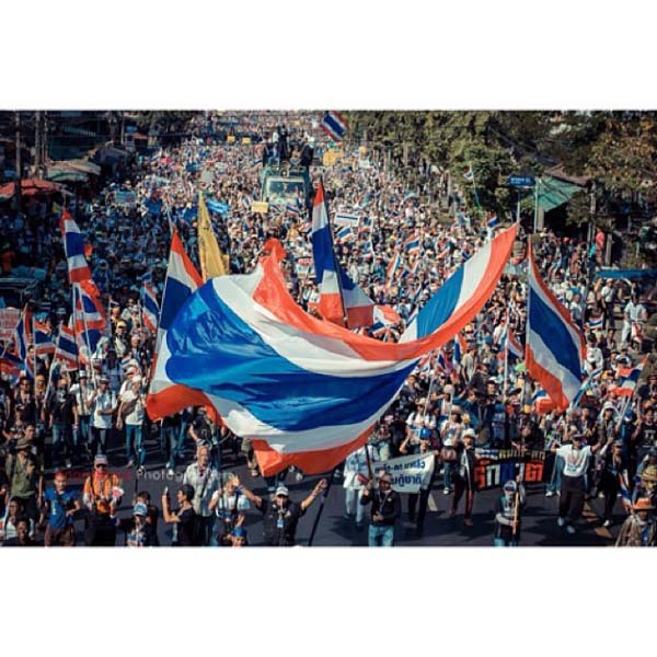 ประมวลภาพชัตดาวน์กรุงเทพฯ คนร่วมม็อบ กปปส. bangkok shutdown